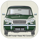 Triumph Vitesse Mk2 Convertible 1966-68 Coaster 1